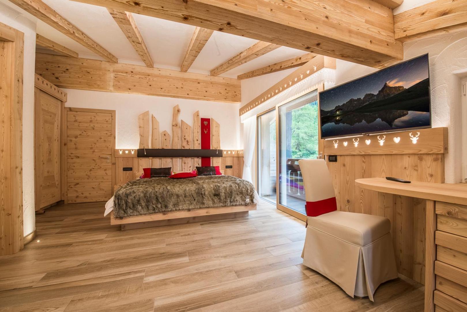 Chalet Pineta Relax Location Canazei Eksteriør billede